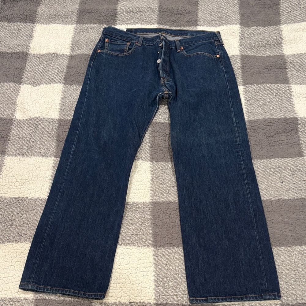 Levi's Classic Indigo Straight Jeans 501. W36 L30